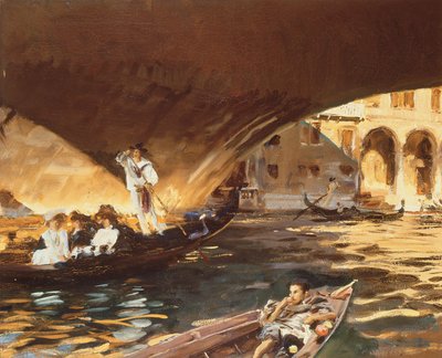 El Rialto, Venecia de John Singer Sargent