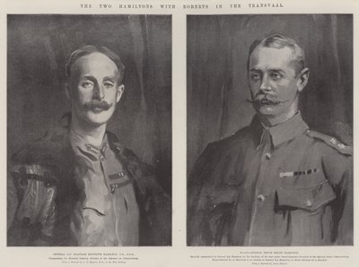 Los dos Hamiltons con Roberts en el Transvaal de John Singer Sargent