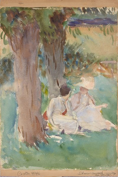 Bajo los sauces de John Singer Sargent