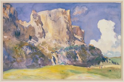 Vista de los Dolomitas de John Singer Sargent