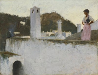 Vista de Capri, c.1878 de John Singer Sargent