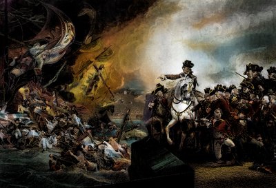 Gran sitio de Gibraltar de John Singleton (after) Copley