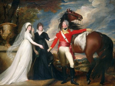 Coronel William Fitch y sus hermanas Sarah y Ann Fitch, 1800-1801 de John Singleton Copley