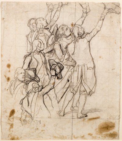 Oficiales vitoreando de John Singleton Copley
