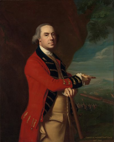 Retrato del General Thomas Gage, c.1768 de John Singleton Copley