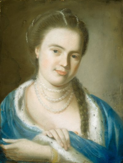 Retrato de la Sra. Gawen Brown (Elizabeth Byles), 1763 de John Singleton Copley