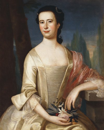 Retrato de una mujer, 1755 de John Singleton Copley