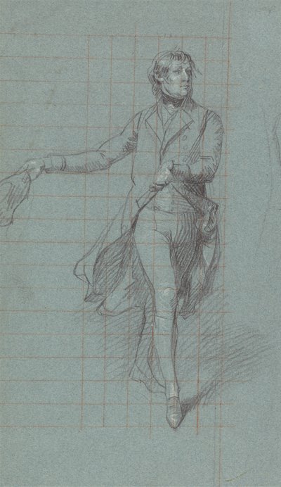 Estudio del capitán William George Fairfax para el cuadro "La victoria de Lord Duncan" de John Singleton Copley