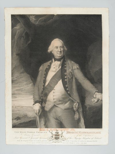 ¿El más noble Charles Marqués Cornwallis, Maestro General de la Artillería, Teniente General, Gobernador General de Irlanda?, c. 1798 de John Singleton Copley