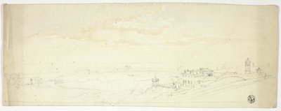 Vista panorámica de la ciudad costera de John Skinner Prout