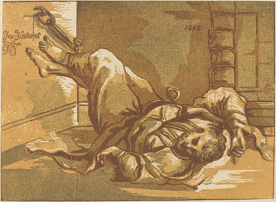 Hombre Encadenado de John Skippe after Jacopo Tintoretto