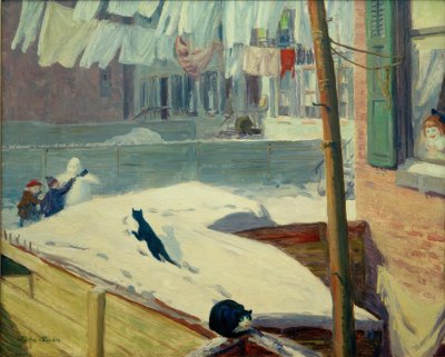 Patios traseros, Greenwich Village de John French Sloan