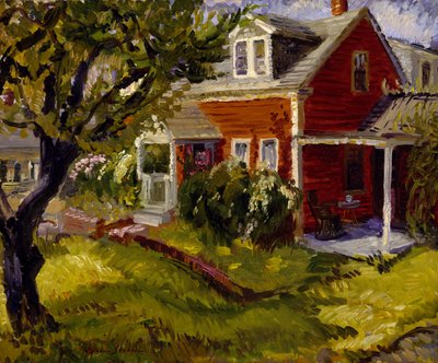 Cottage at Gloucester (óleo sobre lienzo) de John French Sloan