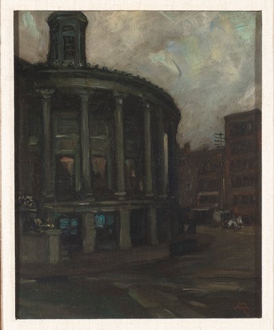 Bolsa de Filadelfia, c. 1898 (óleo sobre lienzo) de John French Sloan