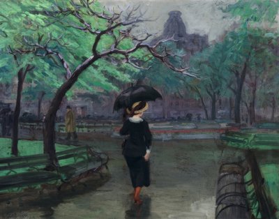 Lluvia de primavera de John French Sloan