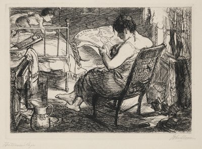 La página de la mujer de John French Sloan