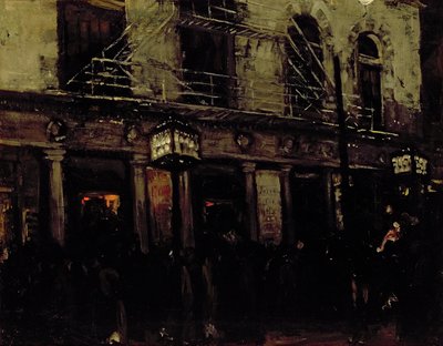 Teatro Walnut Street, Filadelfia de John French Sloan