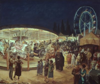 Carnaval ambulante, Santa Fe de John French Sloan