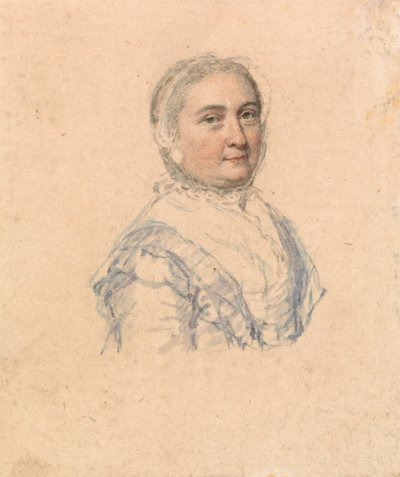Retrato de mujer al natural, mirando a la derecha de John Smart