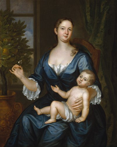 Sra. Francis Brinley y su hijo Francis, 1729 de John Smibert