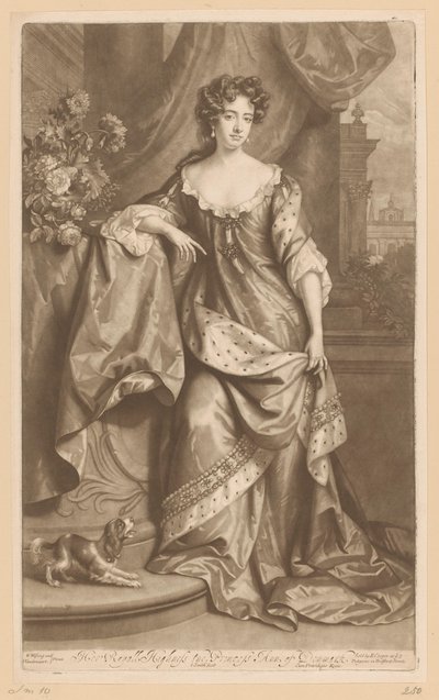 Retrato de Ana de Dinamarca de John Smith