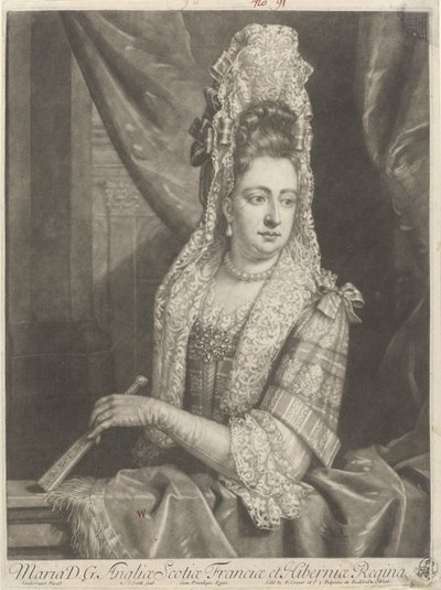 Retrato de María II Estuardo de John Smith