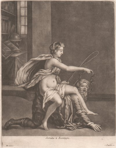 Sócrates y Xantippe de John Smith