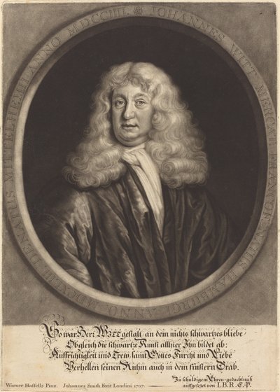 Johannes Witt de John Smith after Werner Hassells