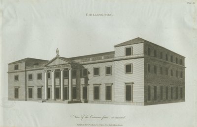 Chillington Hall: grabado de John Soane