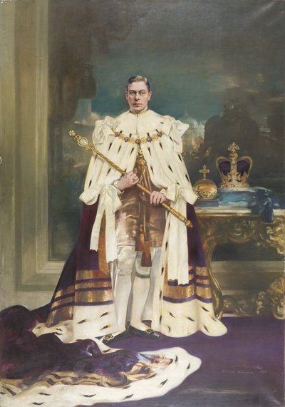 Retrato de S.M. el Rey Jorge VI de John St. Helier Lander
