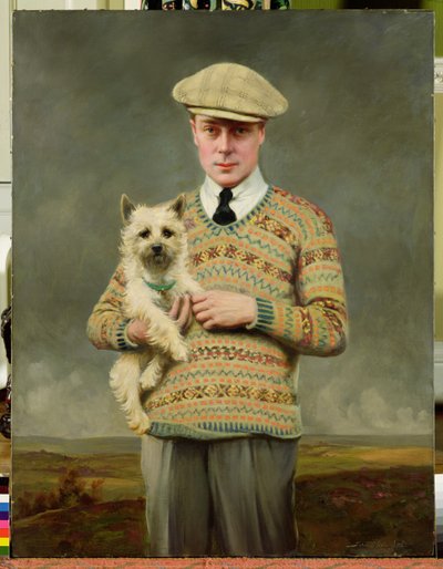 Retrato de SAR El Príncipe de Gales de John St. Helier Lander