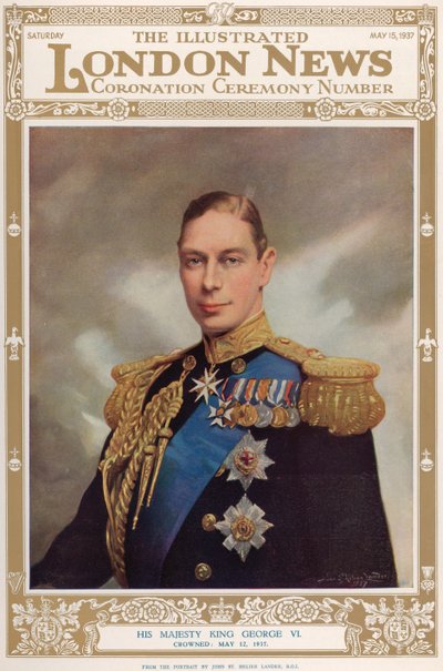 Retrato del rey Jorge VI (1895-1952) de 