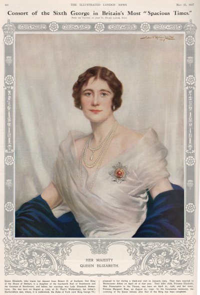 Retrato de la Reina Isabel de 