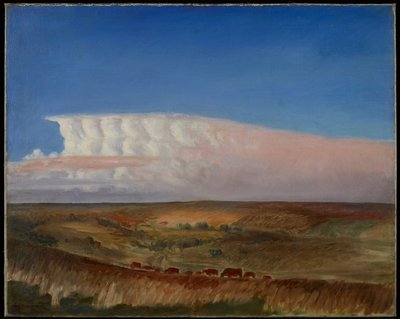 La nube, c.1930 (óleo sobre lienzo) de John Steuart Curry