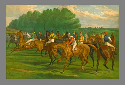 Un falso comienzo - Derby, 1883 de John Sturgess