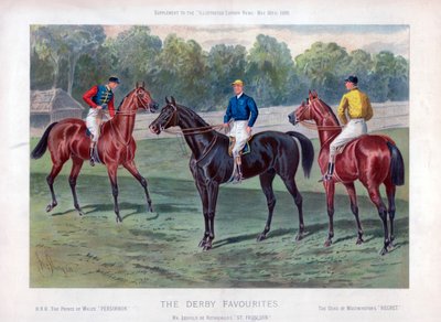 Los favoritos del Derby, 30 de mayo de 1896 de John Sturgess