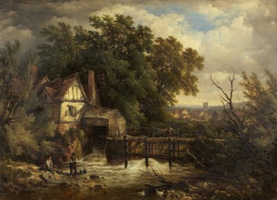Un arroyo en Surrey de John Syer