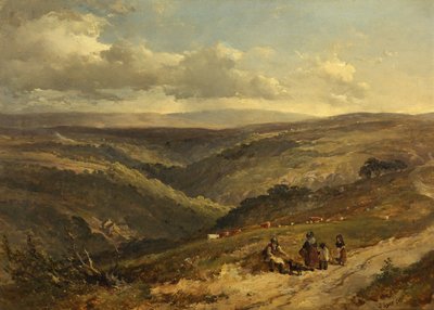Camino de Porlock y Valle de Doone de John Syer