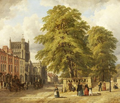 Vista de College Green de John Syer