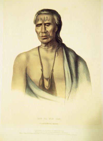 Retrato de Lap-pa-win-soe, 1837 de John T. Bowen