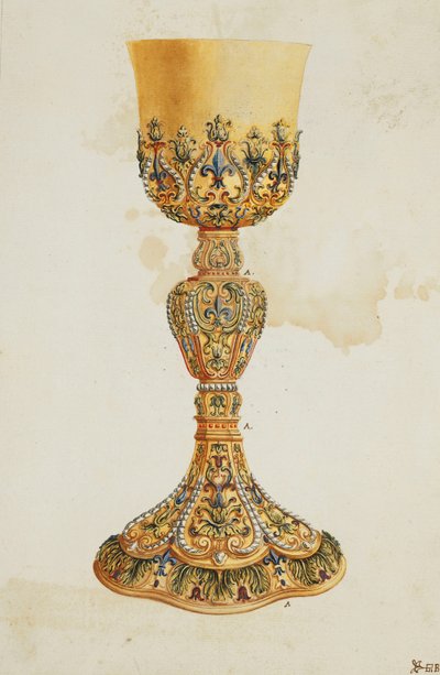 Un cáliz en el Tesoro de San Pedro, Roma de John Talman