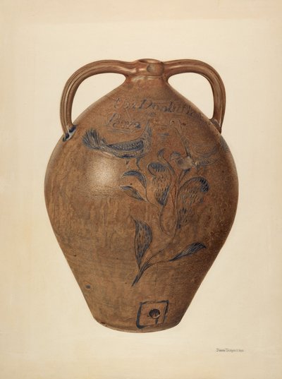 Jarra para vino, sidra o vinagre, c. 1941 de John Tarantino