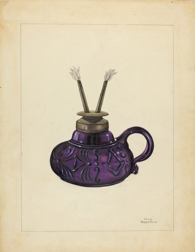 Lámpara, c. 1940 de John Tarantino