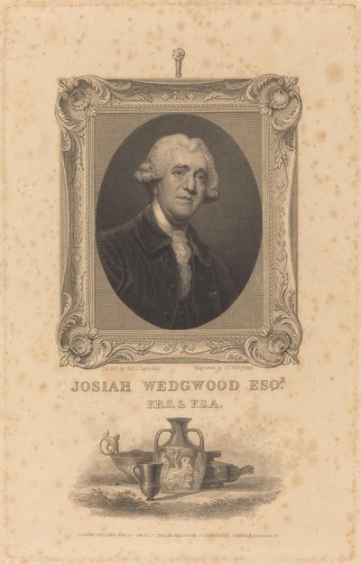 Josiah Wedgewood, Esq. de John Taylor Wedgwood after Sir Joshua Reynolds
