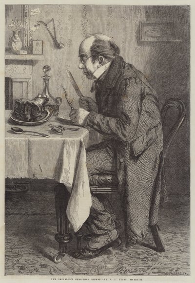 La cena de Navidad del soltero de John Templeton Lucas