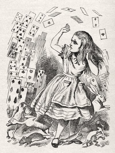 Alicia - regresando de de John Tenniel