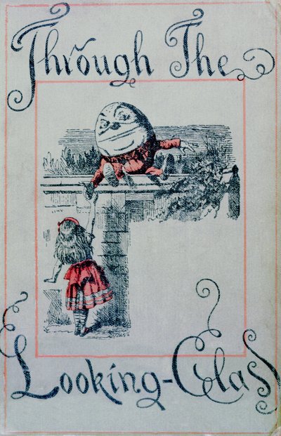 Alicia y Humpty Dumpty, ilustración de portada para 
