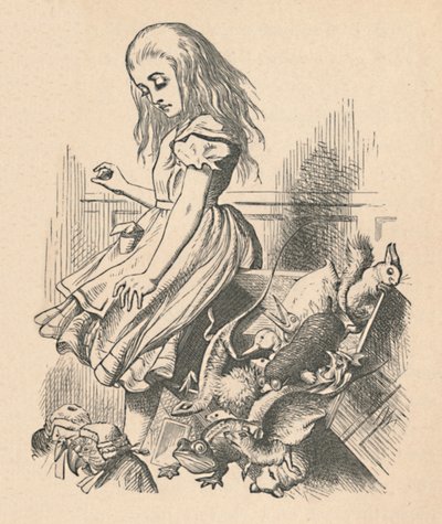 Alicia y los animales. Caos y la corte de John Tenniel