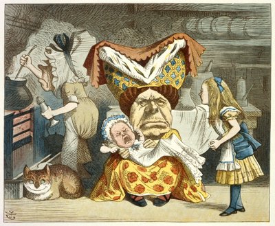 Alicia y la duquesa de John Tenniel