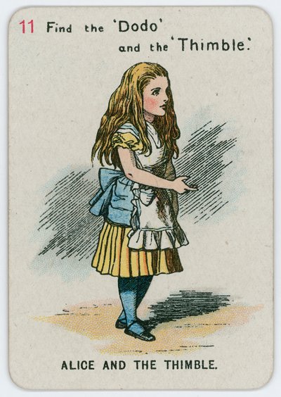 Alicia y el dedal de John Tenniel